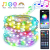 20M 200LEDs Smart App Control Christmas Tree String Light Outdoor USB Remote BT RGB Fairy Lights Garland for Wedding Party Decor