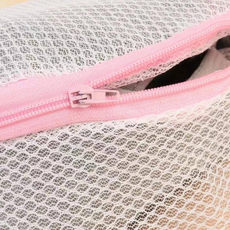 Washing Machine Underwear Cleaning Bag Bra Dedicated Nursing Mesh Laundry Bags Lingerie Zipper Storage Pouch Home Organizer