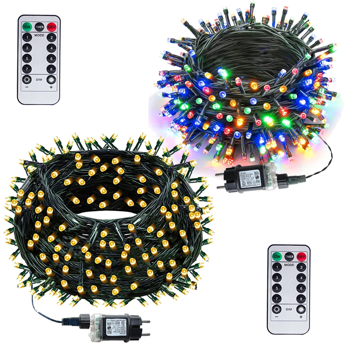 10M-102M 110V/220V Outdoor LED Fairy String Lights Christmas Lights For Garland Wedding Party Holiday Garden Lamp Holiday Decor