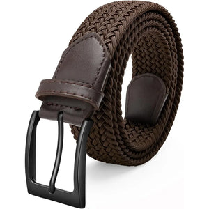 Elastic Braided Stretch Mens Golf Casual Jeans Belts Woven 1 3/8" Nylon Work Belts for Men Pants Shorts - You Offer