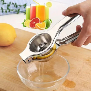 Lemon Squeezer, Handhelp Juicer for Lemon, Stainless Steels Hand Press Citrus Juicer, Lime Squeezer Bar Tool, Manual Citrus Pres