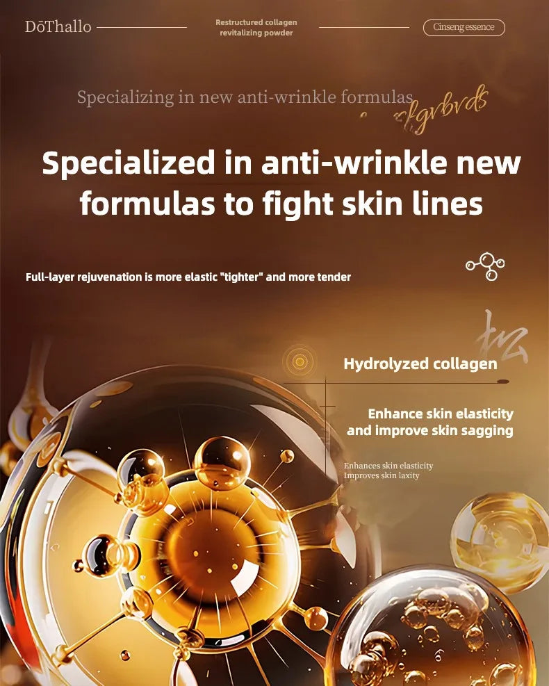 Recombinant Collagen Anti-wrinkle Essence Repair Firm Smooth Hyaluronic Acid Anti Wrinkle Aging Whitening Dark Spot Skin Care