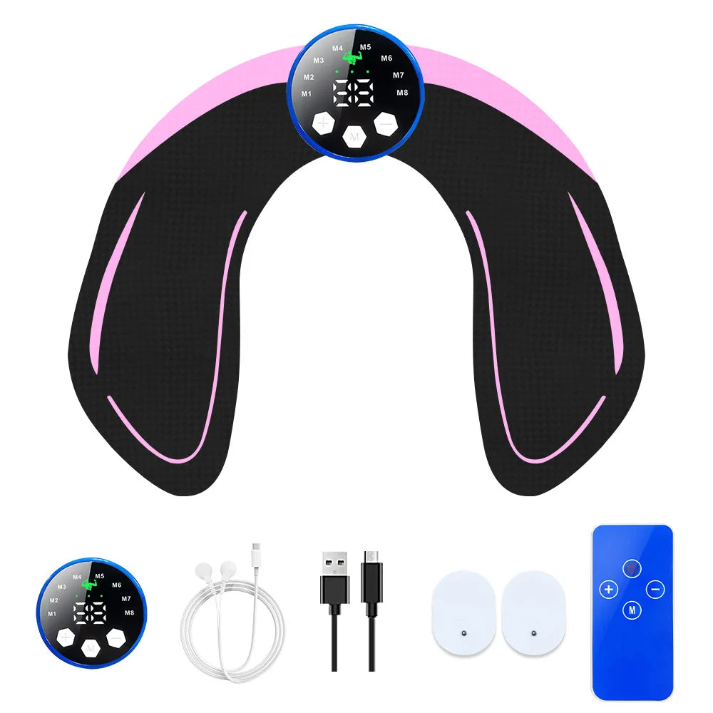 Wireless EMS Body Sculptor - Rechargeable Butt Trainer 29 Levels 8 Modes Dual-Channel Muscle Toner for Gym & Home Workout