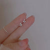 925 Silver Needle Mini Leaf Flower Earrings Children's Student Earrings Classic Simple Jewelry - You Offer