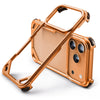 Oatsbasf for iPhone 17 Pro/Pro Max/17 Air Phone Case Metal Frameless Minimalist Wireless Charging Ultra-thin Protecitve Cover