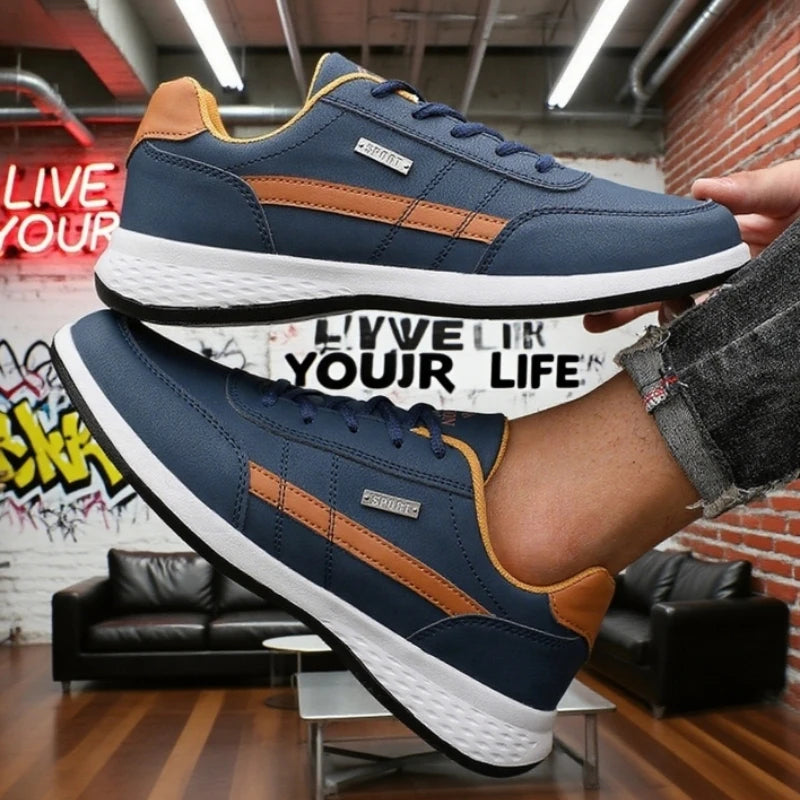 Men Casual Sneakers Outdoor Tennis Lightweight Anti Slip Comfortable Sneakers Tennis Training Plus Size Men's Vulcanized Shoes