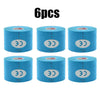 1/6pcs Breathable Cotton Kinesiology Tape Sports Elastic Roll Adhesive Muscle Bandage Knee Elbow Protector Injury Pain Care Tape