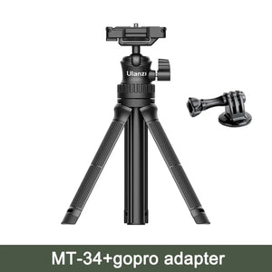 Ulanzi MT-34 81.5CM Extendable Tripod for Phone Camera DSLR 2in1 Tripod Selfie Stick With Phone Holder Ballhead 1/4'' Port