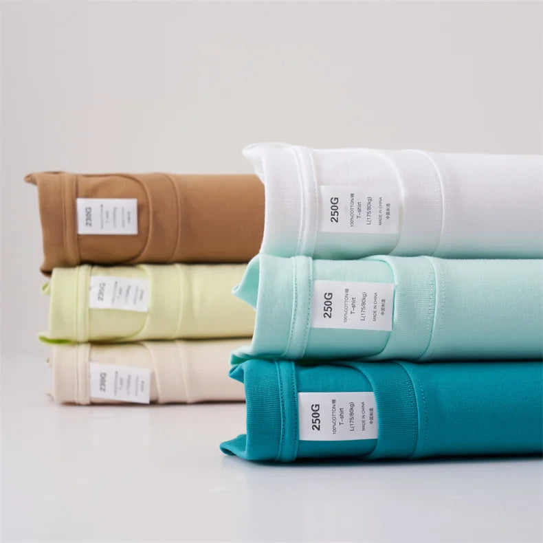 Top Quality 100 % Cotton Fashion Brand Plain Round Neck Trending New T Shirts Men Long Sleeve Tops Casual Classic Mens Clothes
