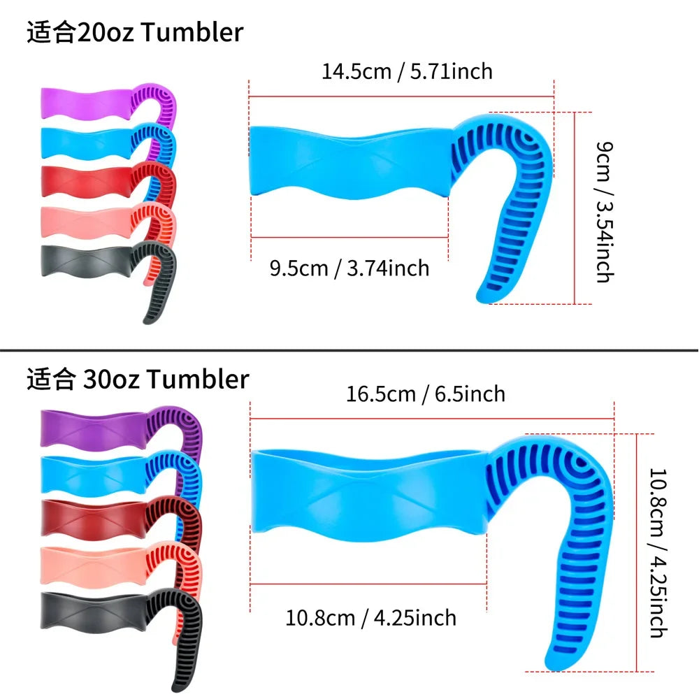 20/30oz Tumbler Handle Water Thermos Bottle Holder Travel Drinkware Holder Coffee Cup Portable Insulated Bottles Accessories - You Offer
