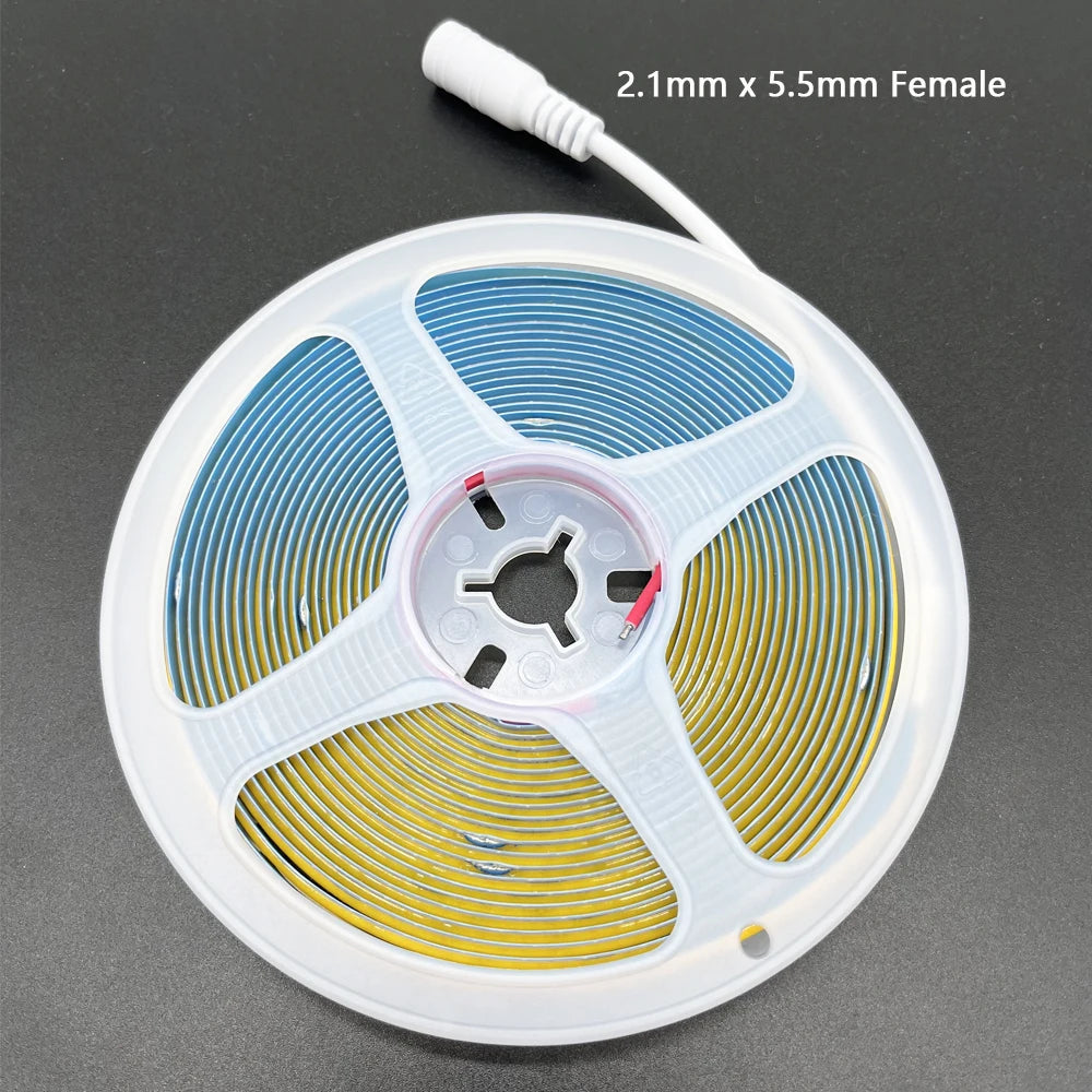 5V USB Tuya Zigbee 3.0 COB LED Strip Light 1m-5m Warm White Flexible Dimmable Lights 320leds/m Home Decoration for Alexa Google