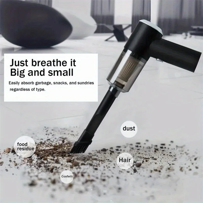 Portable Wireless Car Vacuum Cleaner Wireless Vacuum Cleaner Dual Use for Home and Car 120W High Power Powerful Vacuum Cleaner