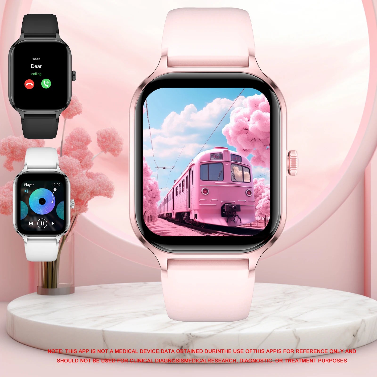 Smart Watch For Women Full Touch Screen Bluetooth Call Watches Sport Fitness Tracker Smartwatch Lady - You Offer