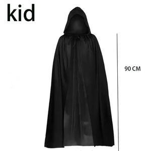 Black Witch Hat Halloween Folds Wizard Party Cosplay Costume Headgear Devil Cap Props Decoration Supplies for Adult Women Men