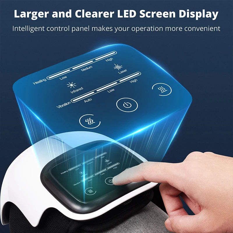 Medcursor Electric Heating Massage Knee Pad Wireless Heated Knee Massager Temperature Hot Compress Vibration Massage - You Offer