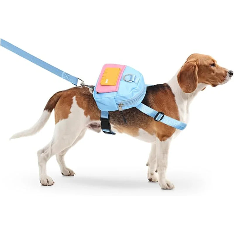 Cat and Dog Backpack Pet Traction Backpack Outdoor Travel Adjustable Pet Backpack Shoulders Pet Outing Equipment Breathable