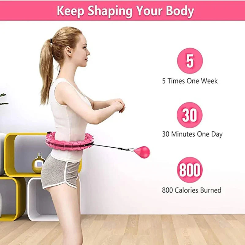 Fitness Thin Smart Waist Hoop - You Offer