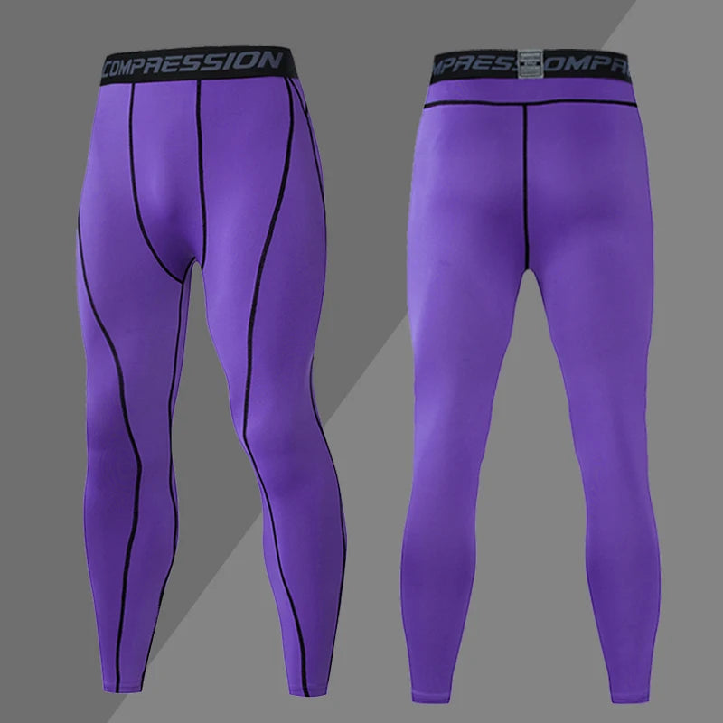 Mens Compression Sweatpants Male Tights Sport Pants for Gym Fitness Running Joggings Workout Trousers Dry Fit Leggings - You Offer