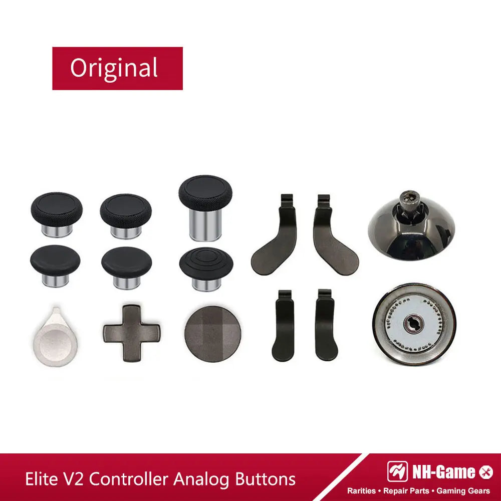 Replacement Housing Shell Kit For Xbox Elite Series 2 Controller Front Case Back Cover LB RB Bumper Button Grips Carry Bag