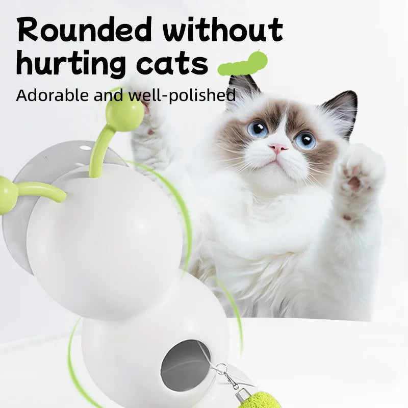 Intelligent Interactive Cat Stick Pro With Replaceable Prey Tail Suitable For Automatic Swing Durability In Multi Cat Households