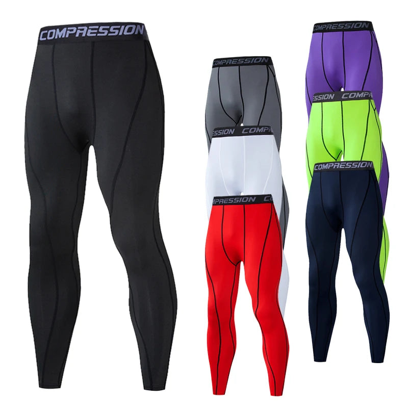 Mens Compression Sweatpants Male Tights Sport Pants for Gym Fitness Running Joggings Workout Trousers Dry Fit Leggings - You Offer