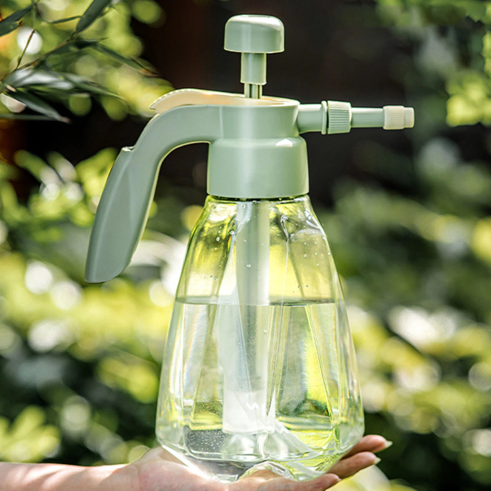 Indoor Large Pressure Watering Can 1.5l Large Capacity Clear Water Bottle For Garden Outdoor Plant House Flower Xuan-us - You Offer