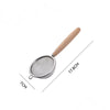 1/3pcs Kitchen baking steel flour sieve kitchen soy milk juice filter sieve filter oil spoon hand-held binaural mesh colander