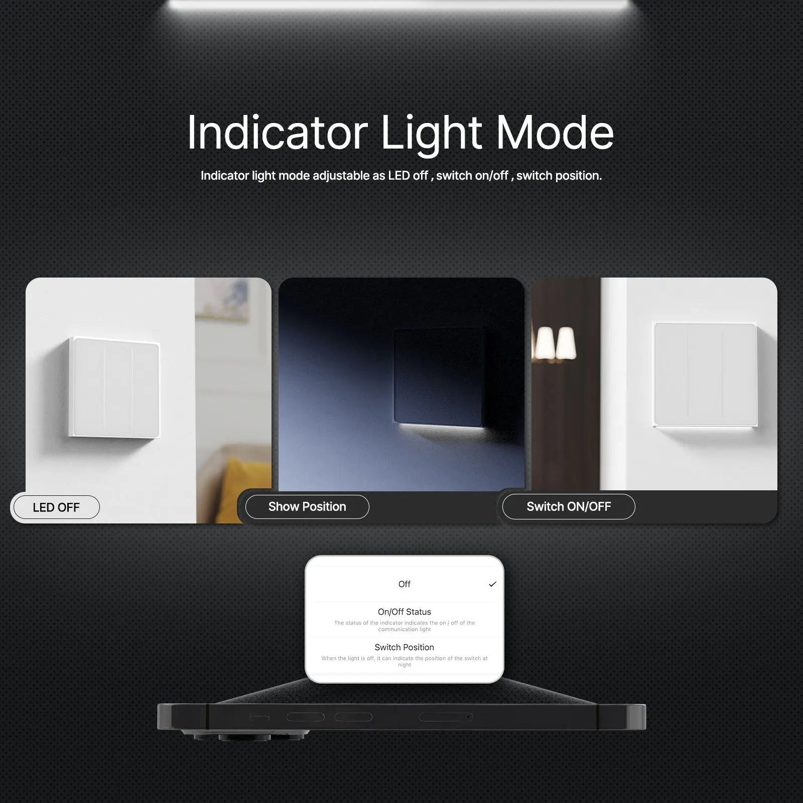 MOES ZigBee Smart Light Switch 2in1 Neutral Wire Required,Tuya APP Control,Compatible with Alexa Google Home,Star Feather Design