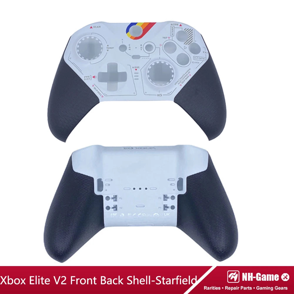 Replacement Housing Shell Kit For Xbox Elite Series 2 Controller Front Case Back Cover LB RB Bumper Button Grips Carry Bag