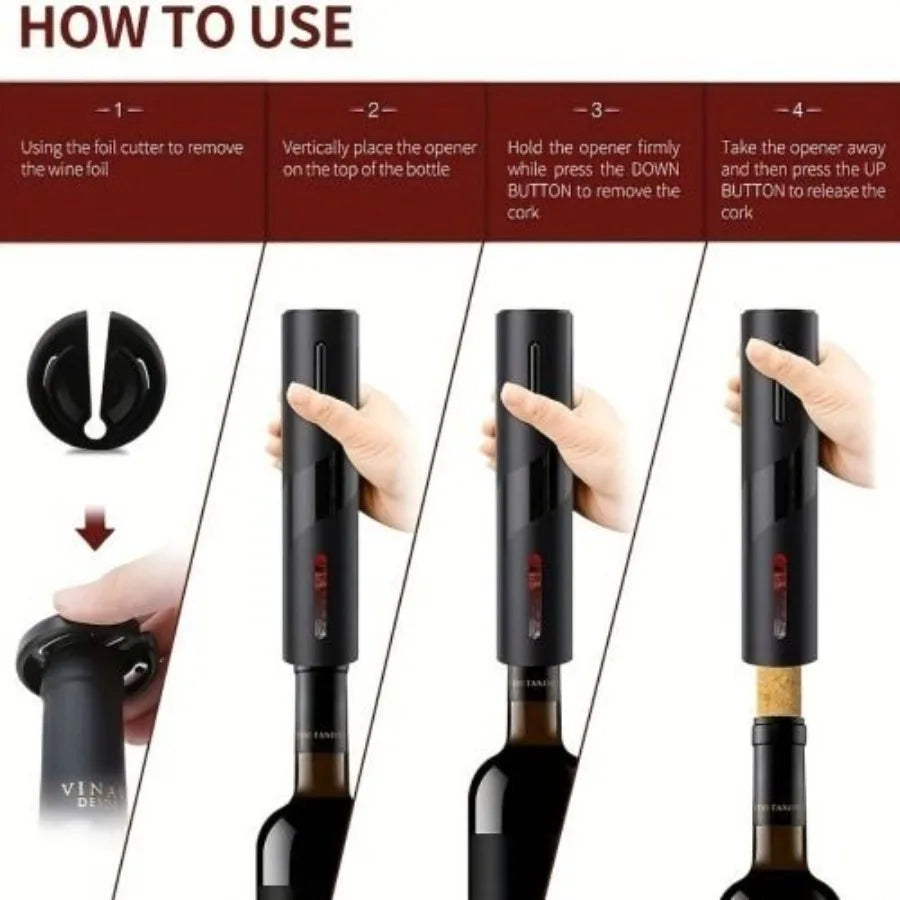Electric Wine Opener set intelligent automatic wine opener bottle opener wine set - You Offer