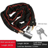 Bicycle Lock Extra Long Thickened Anti-Theft Chain Lock Bicycles Electric Vehicles Password Protection Mountain Bike Lock Lock - You Offer