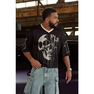 3D T-shirt men's new sports and leisure quick drying fashionable loose and comfortable clothing gym running shirt men