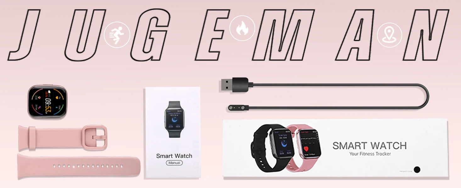 Smart Watch, Fitness Tracker Watch for Men Women, 1.69'' Touch Smartwatch Fitness Watch with Pedometer/Sleep Monitor. - You Offer