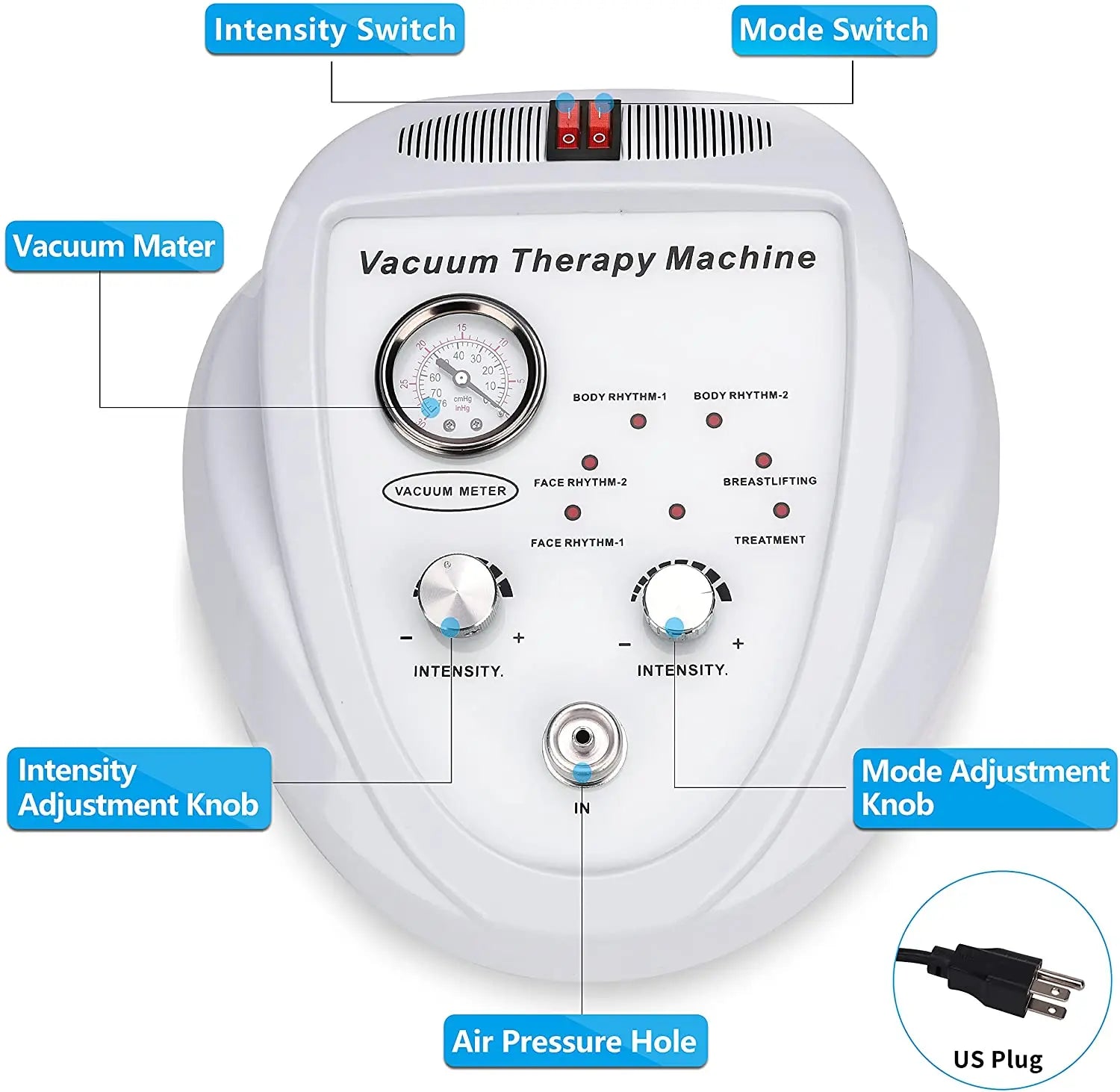 Breast Enlargement Instrument Lifting Vacuum Therapy Cellulite Cupping Scrapping Skin Tightening Butt Machine For Body Shaping