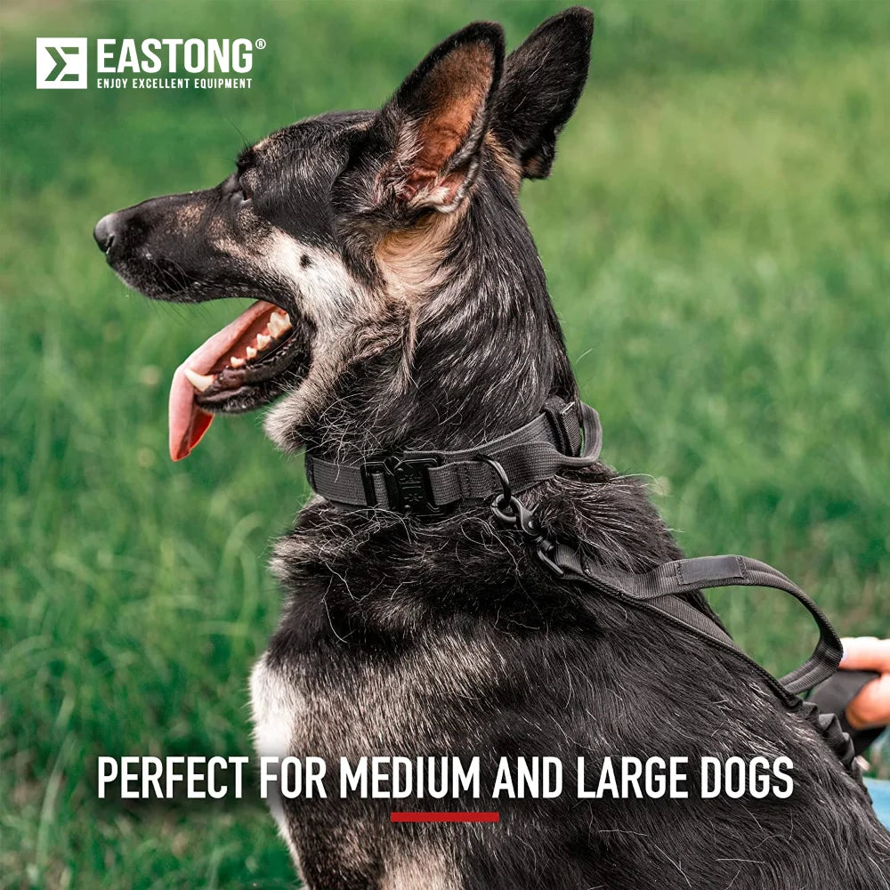 Military Tactical Dog Collar Nylon Adjustable Durable German Shepherd for Medium Large Outdoor Walking Training Pet Supplies