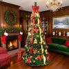 6-Foot Quick-Assembly Realistic Christmas Tree Sturdy Plastic/Metal Base - Easy to Set Up for Home, Office, And Party Use.