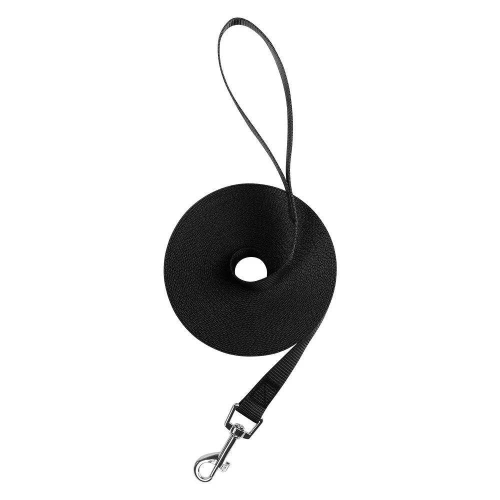 30M Dog Traction Rope Leash Wide Dogs Training Leashes Outdoor Running Walking Pet Nylon Leashes Pet Tow Webbing Outside Supply