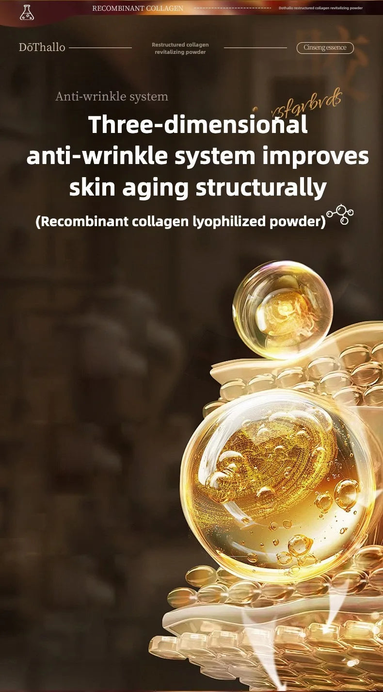 Recombinant Collagen Anti-wrinkle Essence Repair Firm Smooth Hyaluronic Acid Anti Wrinkle Aging Whitening Dark Spot Skin Care