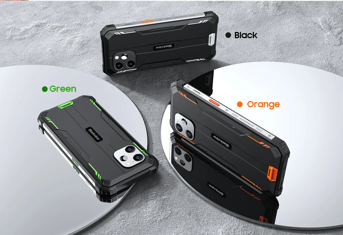[World Premiere] Blackview BV8900 Rugged Smartphone Android 13 6.5'' Display 16GB 256GB Helio P90 Mobile Phone Thermal Cellphone