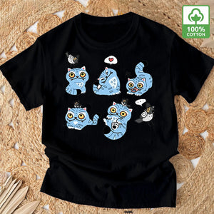 Kpop Demon Hunter T-shirt Summer New HD Tiger Print Pure Cotton Breathable T-shirt for Men and Women Round Neck Casual Soft Top