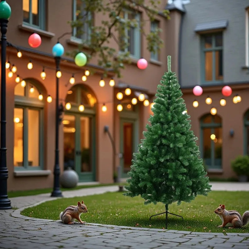 Simulated Christmas Tree, High-end Green Pine, Christmas Day Decoration, Ordinary and Luxurious PVC, Automatic PVC+PE Tree