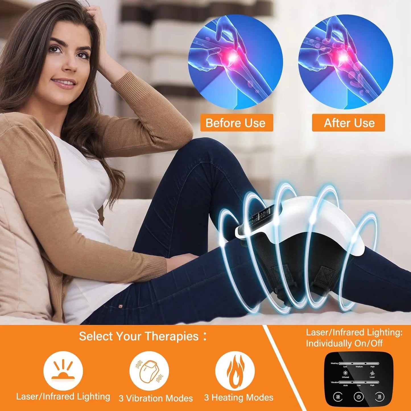 Intelligent Knee Massager Electric Knee Physiotherapy - You Offer