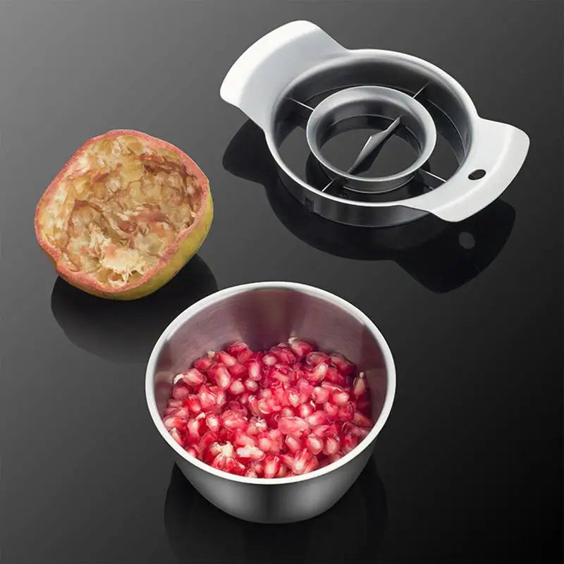 Pomegranate Peeling Tool Set Stainless Steel With Bowl - You Offer