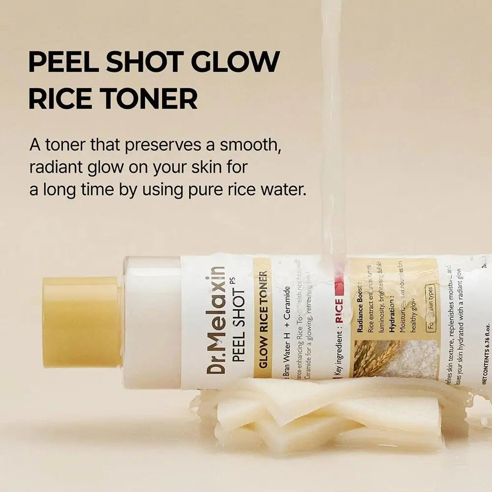 White Rice Astringent Water Cleanses Skin Nourishes Hydrates Remove Dirt Excess Keratin White Rice Toner Skin Care