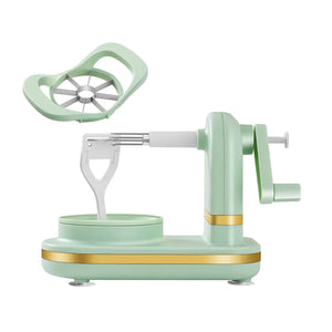 Manual Apple Peeler and Fruit Cutter with Stainless Steel Blades and Suction Cups Perfect for Easy Kitchen Use - You Offer