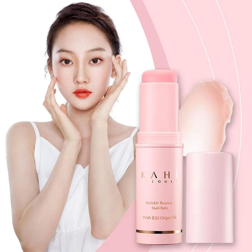 KAHI Moisturizing Stick Wrinkle Bounce Multi Balm for Face Daily Improving Wrinkle Universal Cream Korean Skin Care