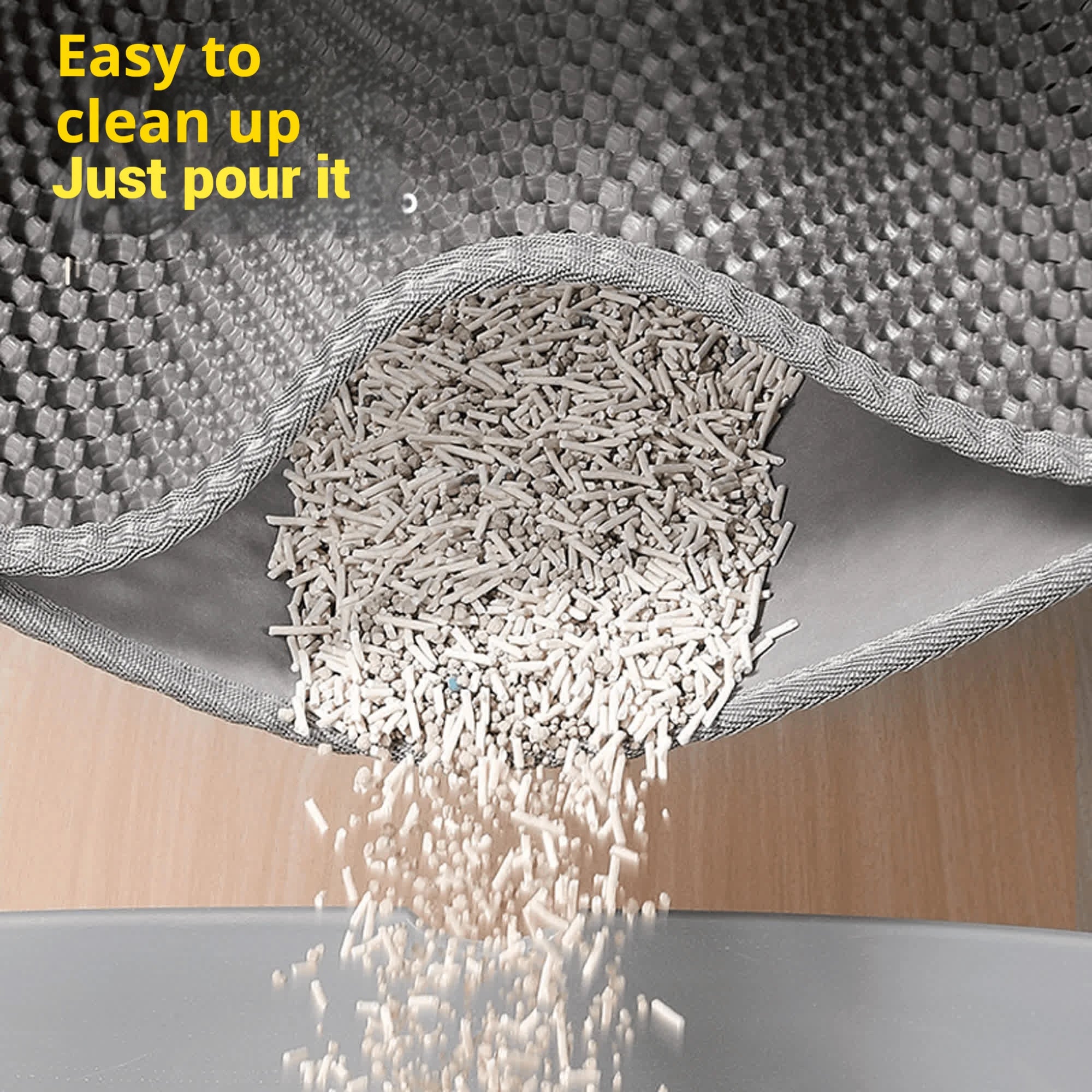 90x60CM Large Cat Litter Mat Waterproof Double Layer Non Slip Litter Box Tray Washable Durable Pet Toilet Sand Trapping Mat