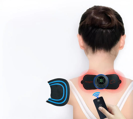 New EMS Mini Electric Massager Stimulator Pain Relief Neck Back Leg Health Care Relaxation Tool Cervical Portable Massage Body - You Offer