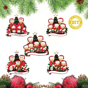 Christmas Pendant DIY Personal Family Christmas Decorations For Home 2023 Navidad Christmas Tree Hanging Ornament New Year 2024