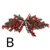 New Christmas Red Fruit Lattice Knot Decoration Fascia Santa Claus Bedroom Hangings Lintel Christmas Party Home Decor Accessory